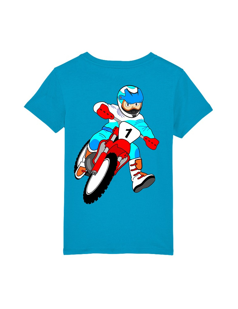 Tee Shirt Enfant B B Motard Mini Creator Motocross Bio