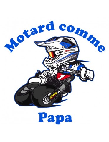 Body Motard Comme Papa Bebe Motard