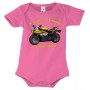 Body Bébé Je Roule En Yamaha - Bébé Motard - rose - Face