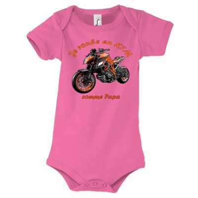 Body Bébé Je Roule En KTM - BébéMotard